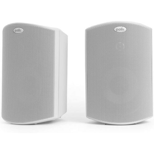  [아마존베스트]Polk Audio Atrium 5 Outdoor Speakers with Powerful Bass (Pair, White) - All-Weather Durability | Broad Sound Coverage | Speed-Lock Mounting System