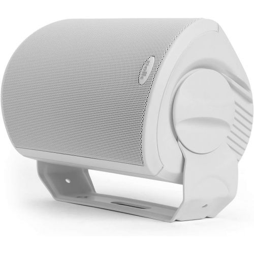  [아마존베스트]Polk Audio Atrium 5 Outdoor Speakers with Powerful Bass (Pair, White) - All-Weather Durability | Broad Sound Coverage | Speed-Lock Mounting System