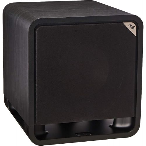  [아마존베스트]Polk Audio HTS 10 Powered Subwoofer with Power Port Technology | 10” Woofer, up to 200W Amp | For the Ultimate Home Theater Experience | Modern Sub that Fits in any Setting | Washe