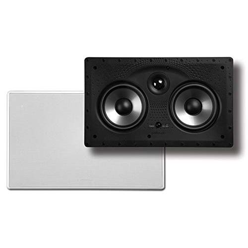  Polk Audio 255c-RT In-Wall Center Channel Speaker (2) 5.25 Drivers - The Vanishing Series | Easily Fits into the Wall | Power Port | Paintable Grille