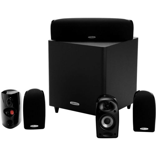  Polk Audio Blackstone TL1 Speaker Center Channel with Time Lens Technology | Compact Size, High Performance, Powerful Bass | Hi-Gloss Blackstone Finish | Create your own Home Enter