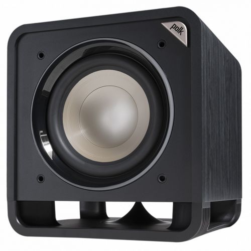  Polk Audio HTS 12 Powered Subwoofer with Power Port Technology | 12” Woofer, up to 400W Amp | For the Ultimate Home Theater Experience | Modern Sub that Fits in any Setting | Washe