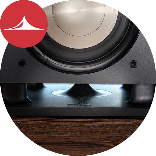  Polk Audio HTS 10 Powered Subwoofer with Power Port Technology | 10” Woofer, up to 200W Amp | For the Ultimate Home Theater Experience | Modern Sub that Fits in any Setting | Washe