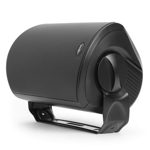  Polk Audio Atrium 5 Outdoor Speakers with Powerful Bass (Pair, Black) - All-Weather Durability | Broad Sound Coverage | Speed-Lock Mounting System