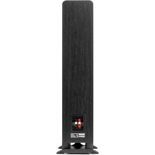  Polk Audio Polk Signature Elite ES50 Tower Speaker - Hi-Res Audio Certified and Dolby Atmos & DTS:X Compatible, 1 Tweeter & (2) 5.25 Woofers, Power Port Technology for Effortless Bass, Stunni