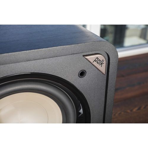  Polk Audio HTS 10 Powered Subwoofer with Power Port Technology 10” Woofer, up to 200W Amp For the Ultimate Home Theater Experience Modern Sub that Fits in any Setting Washed Black