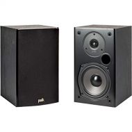 Polk Audio T15 100 Watt Home Theater Bookshelf Speakers ? Hi-Res Audio with Deep Bass Response Dolby and DTS Surround Wall-Mountable Pair, Black