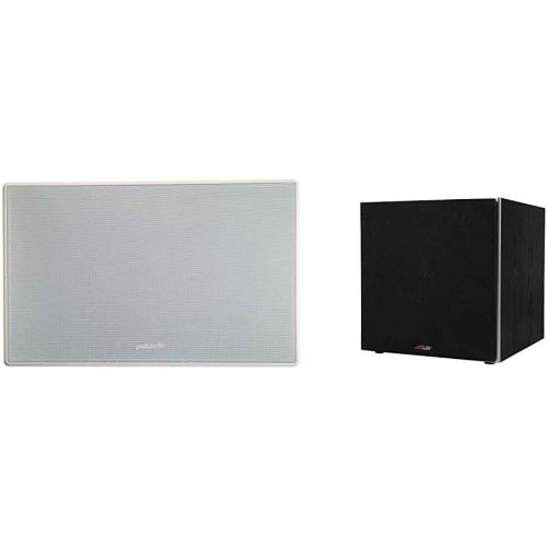  [아마존베스트]Polk Audio 255c-RT in-Wall Center Channel Speaker (2) 5.25 Drivers & Audio PSW10 10 Powered Subwoofer - Featuring High Current Amp and Low-Pass Filter | Up to 100 Watts | Big Bass