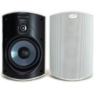 [아마존베스트]Polk Audio Atrium 4 Outdoor Speakers with Powerful Bass (Pair, White), All-Weather Durability, Broad Sound Coverage, Speed-Lock Mounting System