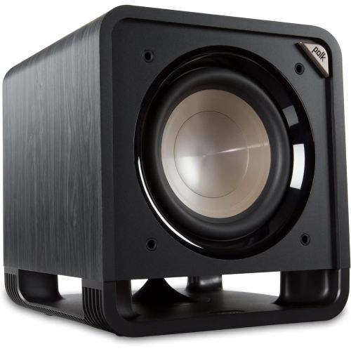  [아마존베스트]Polk Audio HTS 10 Powered Subwoofer with Power Port Technology | 10” Woofer, up to 200W Amp | For the Ultimate Home Theater Experience | Modern Sub that Fits in any Setting | Washe