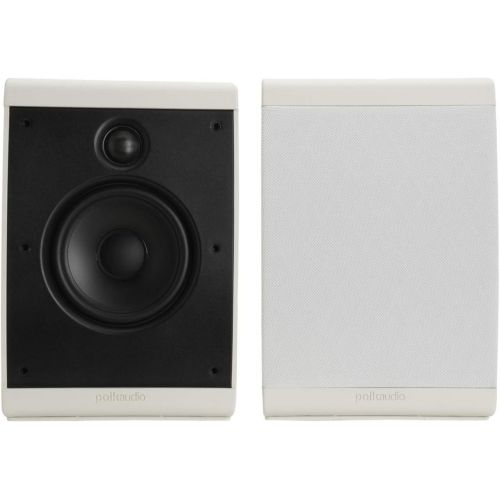  Polk Audio OWM3 Wall and Bookshelf Speakers The Most High-Performance Versatile Loudspeaker Paintable Grilles (Pair, White)