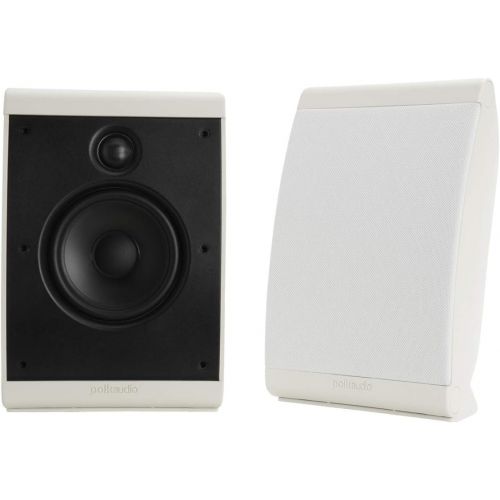  Polk Audio OWM3 Wall and Bookshelf Speakers The Most High-Performance Versatile Loudspeaker Paintable Grilles (Pair, White)