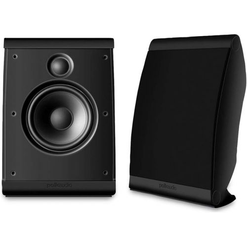  Polk Audio OWM3 Wall and Bookshelf Speakers The Most High-Performance Versatile Loudspeaker Paintable Grilles (Pair, Black)