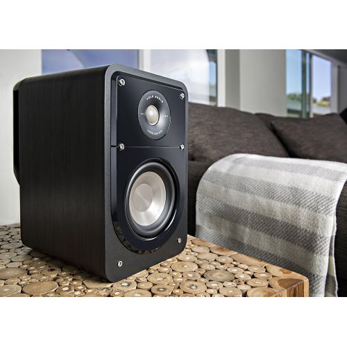  Polk Audio Signature Series S15 Bookshelf Speakers (Pair, Black) ? 5.25” Driver, Surround Sound, Power Port Technology, Detachable Magnetic Grille (Discontinued by Manufacturer)