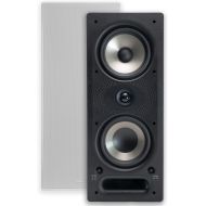 Polk Audio 265-RT 3-way In-Wall Speaker - The Vanishing Series Easily Fits in Ceiling/Wall High-Performance Audio - Use in Front, Rear or as Surrounds With Power Port & Paintable G