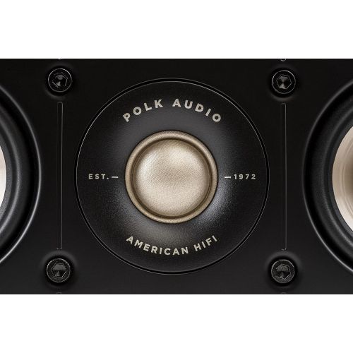  Polk Audio Polk Signature Elite ES35 Slim Center Channel Speaker - Hi-Res Audio Certified, Dolby Atmos & DTS:X Compatible, 1 Tweeter & (6) 3 Woofers, Dual Power Port for Effortless Bass, Stun