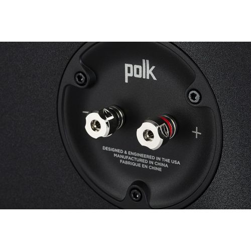  Polk Audio Polk Reserve Series R400 Large Center Channel Loudspeaker, New 1 Pinnacle Ring Tweeter & Dual 6.5 Turbine Cone Woofers, Hi-Res Certified, Dolby Atmos & IMAX Enhanced