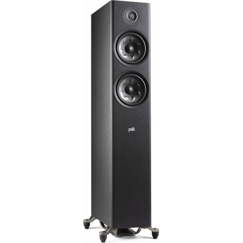  Polk Audio Polk Reserve Series R600 Floorstanding Tower Speaker, Features New 1 Pinnacle Ring Tweeter & Dual 6.5 Turbine Cone Woofers, Hi-Res Certified, Dolby Atmos & IMAX Enhanced, Adjustabl