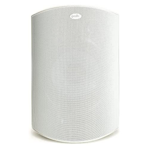  Polk Audio Atrium 8 SDI Flagship Outdoor All-Weather Speaker (White) - Use as Single Unit or Stereo Pair Powerful Bass & Broad Sound Coverage