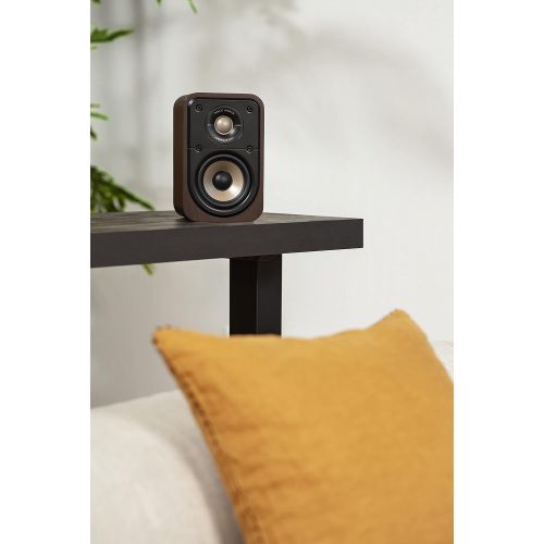  Polk Audio Polk Signature Elite ES10 Surround Loudspeaker - Hi-Res Audio Certified, Dolby Atmos & DTS:X Compatible, 1 Tweeter & 4 Woofer, Power Port Technology for Effortless Bass (Pair, Cont