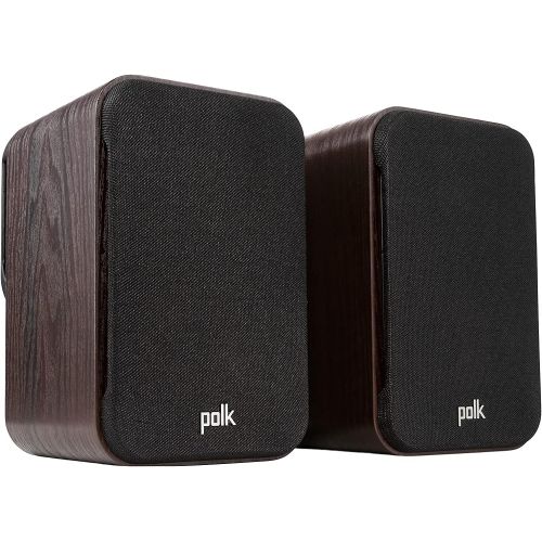  Polk Audio Polk Signature Elite ES10 Surround Loudspeaker - Hi-Res Audio Certified, Dolby Atmos & DTS:X Compatible, 1 Tweeter & 4 Woofer, Power Port Technology for Effortless Bass (Pair, Cont