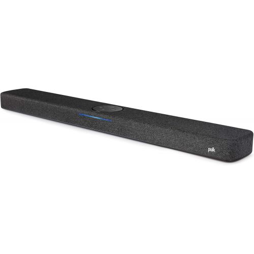  Polk Audio React Sound Bar, Dolby & DTS Virtual Surround Sound, Next Gen Alexa Voice Engine with Calling & Messaging Built-in, Expandable to 5.1 with Matching React Subwoofer & SR2