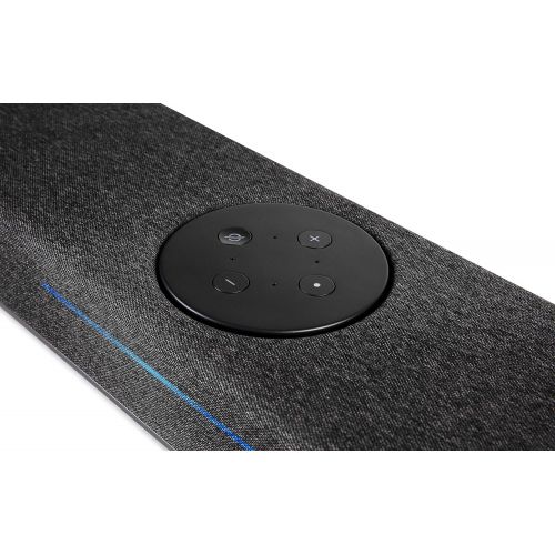  Polk Audio React Sound Bar, Dolby & DTS Virtual Surround Sound, Next Gen Alexa Voice Engine with Calling & Messaging Built-in, Expandable to 5.1 with Matching React Subwoofer & SR2