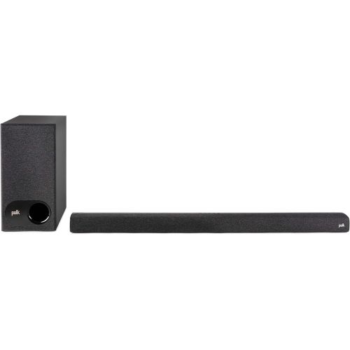  Polk Audio Signa S3 Ultra-Slim TV Sound Bar and Wireless Subwoofer with Built-in Chromecast Compatible with 8K, 4K & HD TVs Wi-Fi, Bluetooth Works with Google Assistant