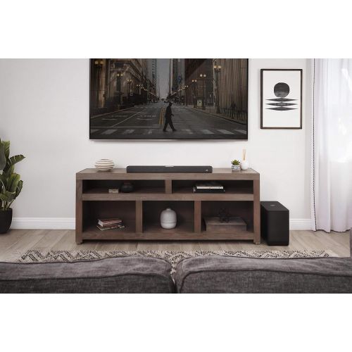  Polk Audio Polk React 7 Wireless Subwoofer - Designed to Add Deep, Impactful Bass to Polk React Soundbar, Bass Adjust EQ, Amazon Alexa Compatible