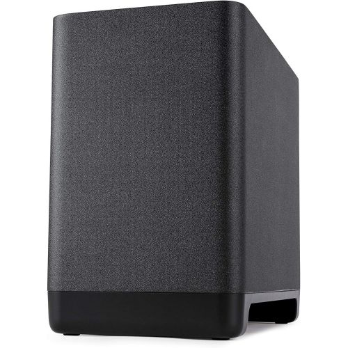  Polk Audio Polk React 7 Wireless Subwoofer - Designed to Add Deep, Impactful Bass to Polk React Soundbar, Bass Adjust EQ, Amazon Alexa Compatible