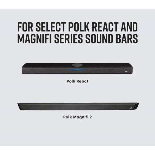  Polk Audio Polk SR2 Wireless Surround Sound Speakers for Select Polk React and Polk Magnifi Sound Bars - Immersive Surround Sound, Easy Set Up, Multiple Placement Options