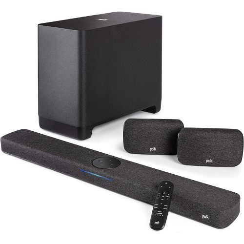  Polk Audio Polk SR2 Wireless Surround Sound Speakers for Select Polk React and Polk Magnifi Sound Bars - Immersive Surround Sound, Easy Set Up, Multiple Placement Options