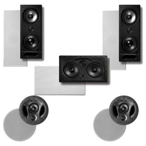  Polk Audio 900-LS In-Ceiling  In-Wall Speaker System Package