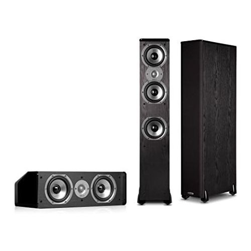  Polk Audio TSi 400 FloorStanding Speaker (Pair) Plus A Polk Audio CS10 Center Channel Speaker