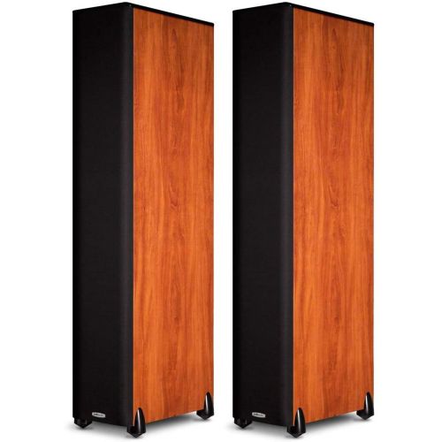  Polk Audio TSi400 4-Way Tower Speakers with Three 5-14 Drivers - Pair (Black)