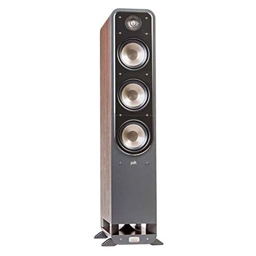  Polk Audio Signature Series S60 American Hi-Fi Home Theater Large Tower Speaker (Classic Brown Walnut)