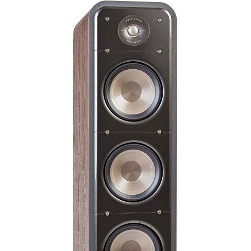  Polk Audio Signature Series S60 American Hi-Fi Home Theater Large Tower Speaker (Classic Brown Walnut)