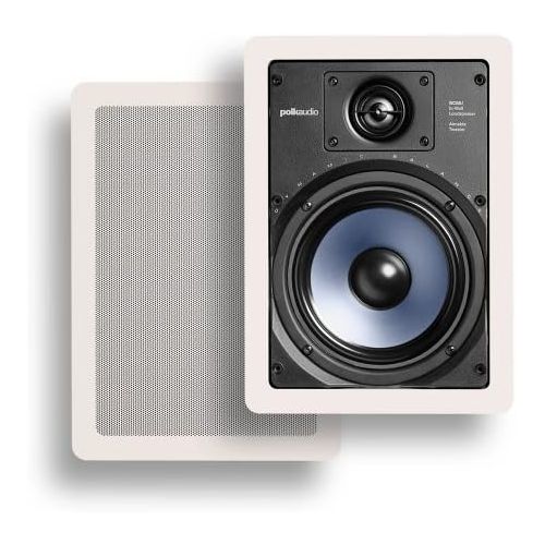  Polk Audio RC85i 2-Way In-Wall Speakers (Pair, White)