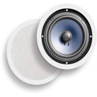 Polk Audio RC80i 2-Way In-CeilingIn-Wall Speakers (Pair, White)