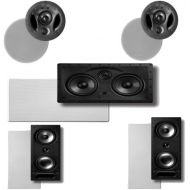 Polk Audio 900-LS High Performance In-Celing Speakers (Pair), Polk Audio 265-RT In-Wall Speakers (Pair) Plus A Polk Audio 255C-LS Center Channel Speaker