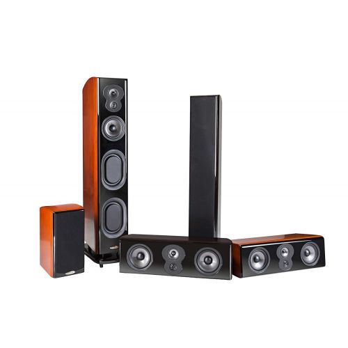  Polk Audio LSiM 704c Center Channel Speaker (Midnight Mahogany, Each)