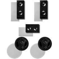 Polk Audio Polk Surround System: Pair of 265rt, One 255crt in-wall front, Pair 70rt in-ceiling rear (Bundle of 5 speakers)