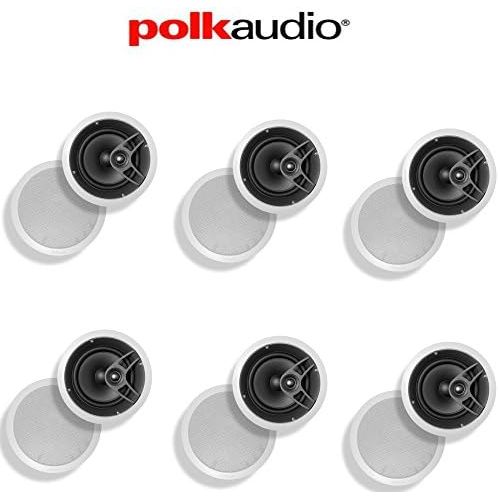  Polk Audio MC80 High Performance In-Ceiling Speaker (6-Pack)