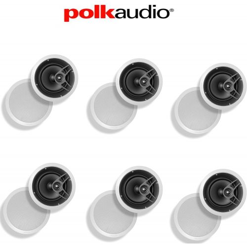  Polk Audio MC80 High Performance In-Ceiling Speaker (6-Pack)