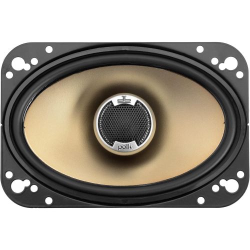  Polk Audio DB461 4-by-6-Inch Coaxial Speakers (Pair, Black)
