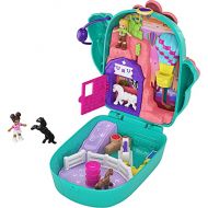 Polly Pocket Pocket World Cactus Cowgirl Ranch Compact with Fun Reveals, Micro Polly and Shani Dolls, 2 Horse Figures and Sticker Sheet for Ages 4 and Up [Amazon Exclusive]