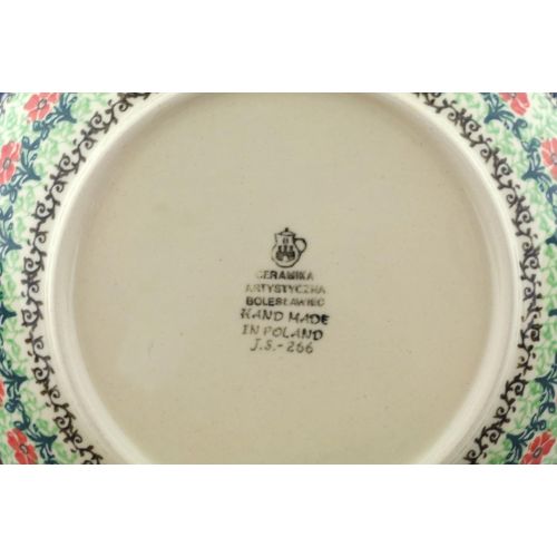  Polmedia Polish Pottery Polish Pottery Pasta Bowl 8-inch Maraschino