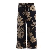 Polo Ralph Lauren High rise linen blend wide trousers