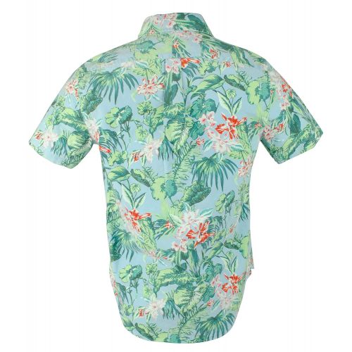 폴로랄프로렌 Polo Ralph Lauren Mens Hawaiian Print Short Sleeve Camp Shirt