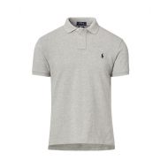Polo Ralph Lauren Mens Classic Fit Mesh Polo Shirt (Large, Andover Heather)
